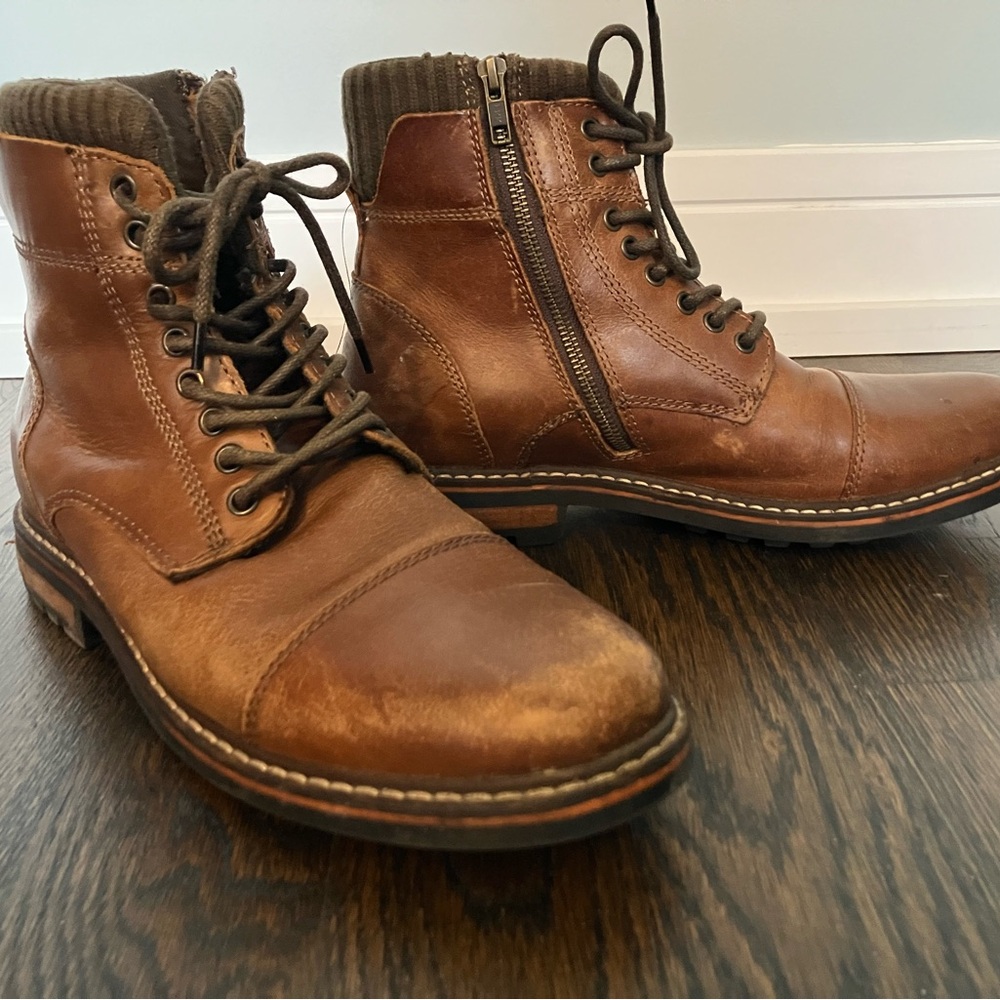 Crevo Men’s Camden Leather Fashion Boot-Chestnut